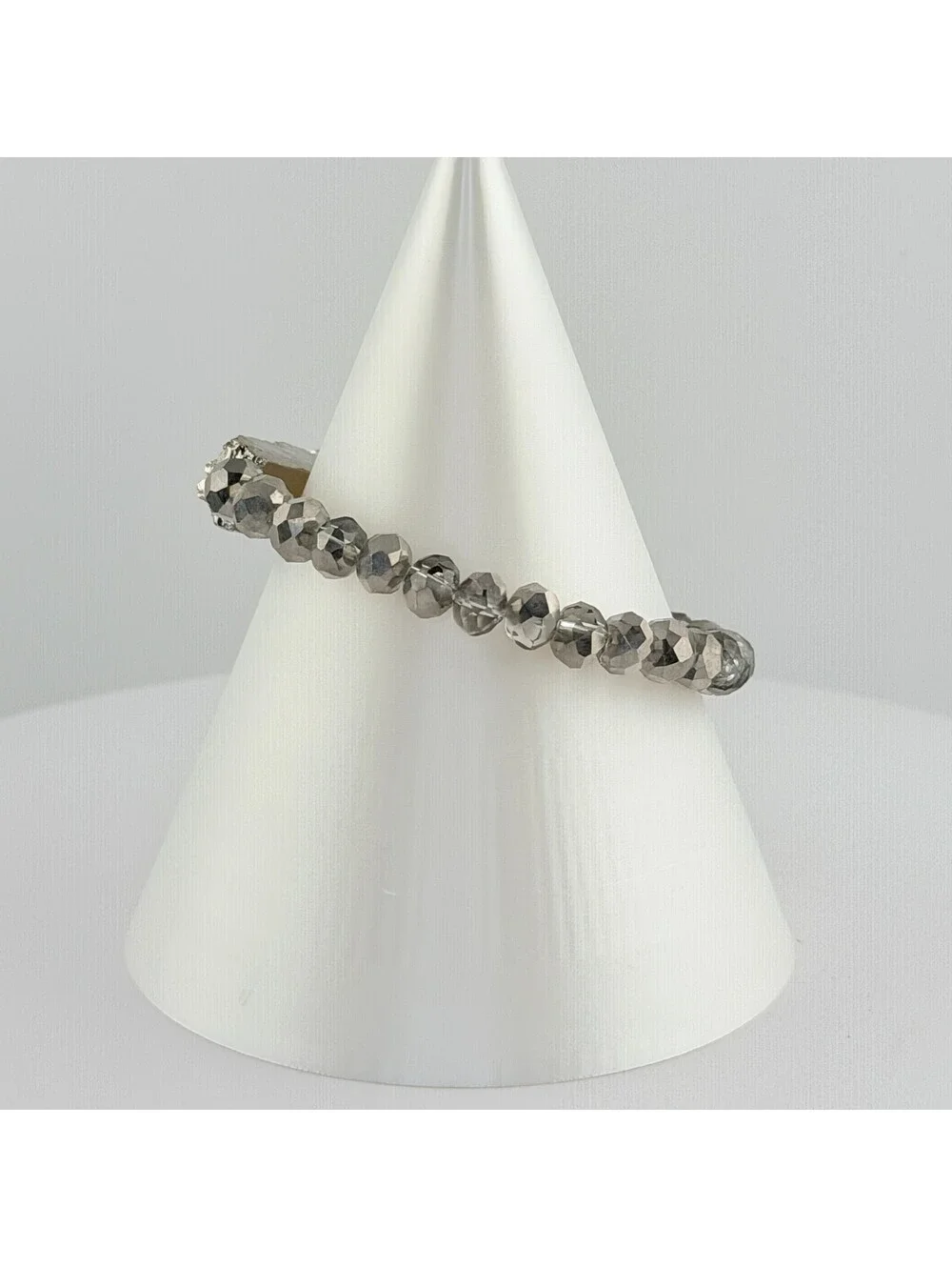 Bomb Party Single Stack Druzy Bracelet - on Silver Plating #147